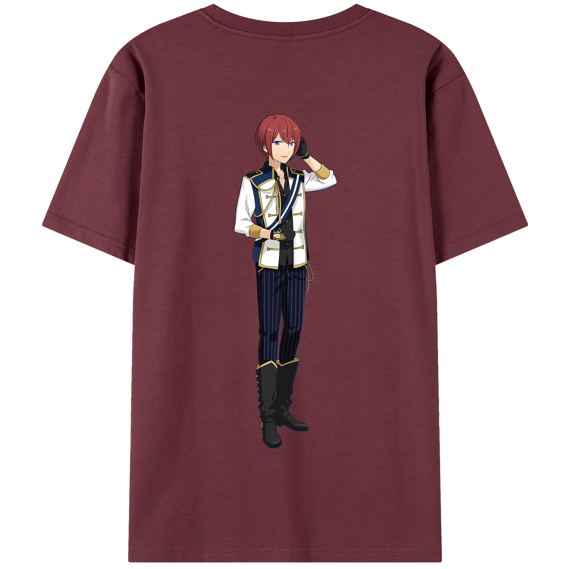 （画像用） あんさんぶるスターズ! Ensemble Stars 綿100％半袖Tシャツ（背面プリント）